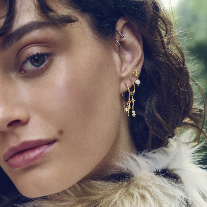 Moonesten Tamina vergoldete Ohrringe