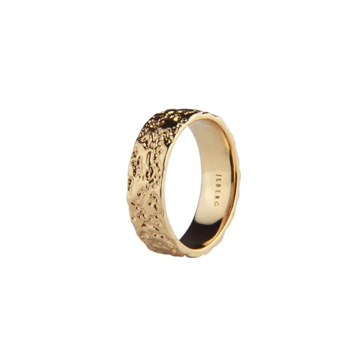 Jeberg Jewellery Mens Moon Band Ring I Forgyldt Sølv - Ringe - MENS620-001