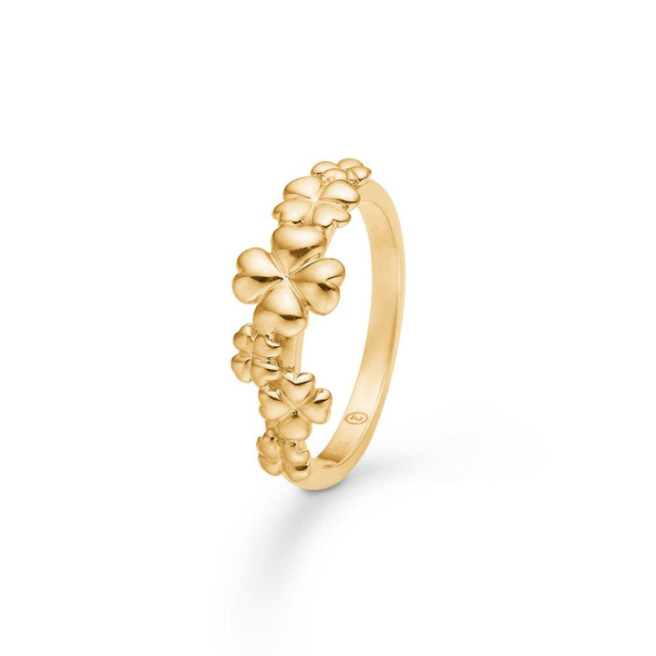 Mads Z Clover Love 14kt Guld Ring Med Firkløver - Ringe - 1540185-003