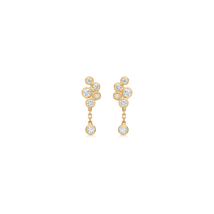 Mads Z Diamond Dew Ohrringe in 14 kt. Gold mit Diamanten 