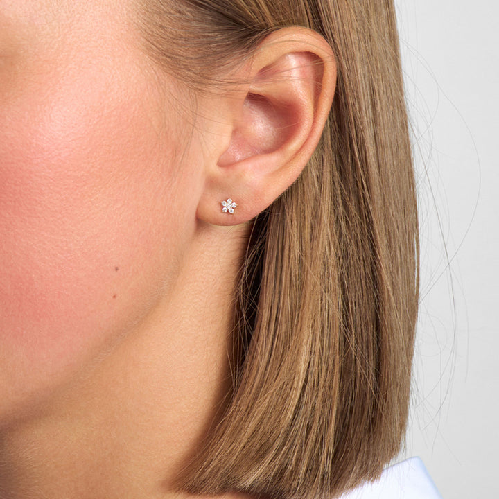 Mads Z 14kt Celeste Ohrringe 0,14ct W.si