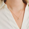 Mads Z Olive Love Anhänger aus 14 kt. Gold mit Diamant 
