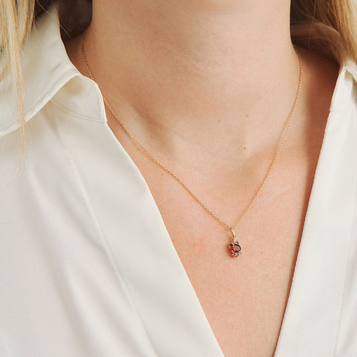 Mads Z Four Seasons Autumn Petite Anhänger aus 14 kt. Gold 