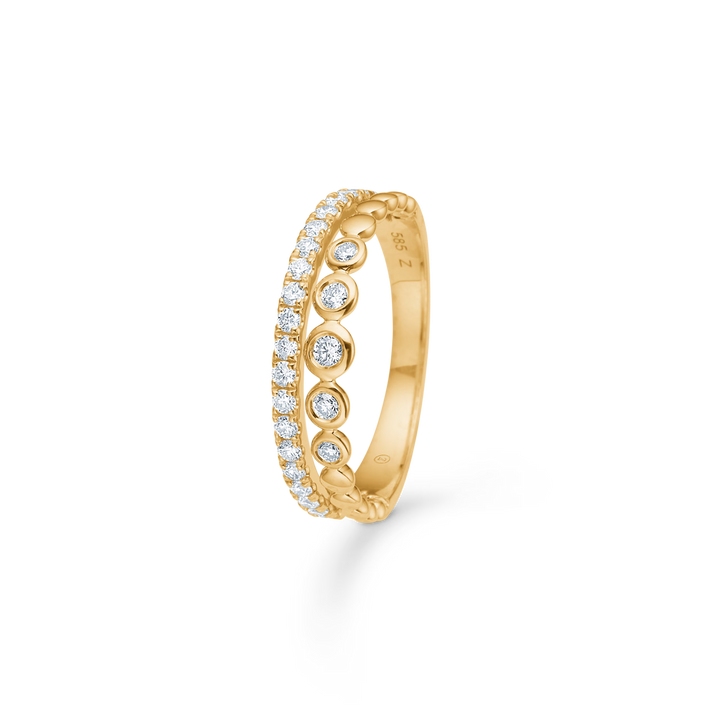 Mads Z Endless Ring – Diamantring aus 14 Karat Gold – Produktbild 2