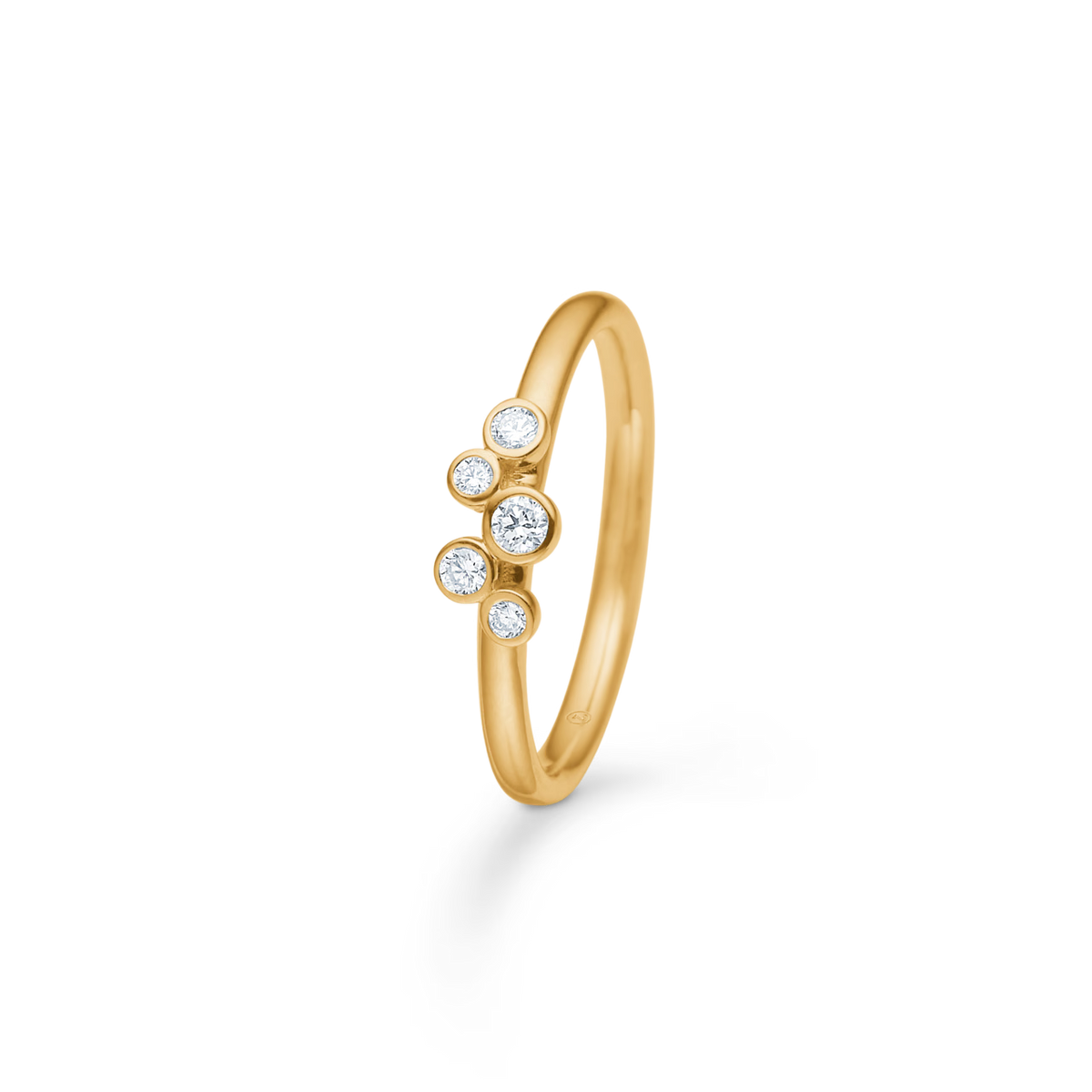 Mads Z Diamond Dew Ring aus 14 kt. Gold m. Diamanten 