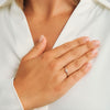 Mads Z Cé­leste Diamantring mit Stern aus 14kt Gold 