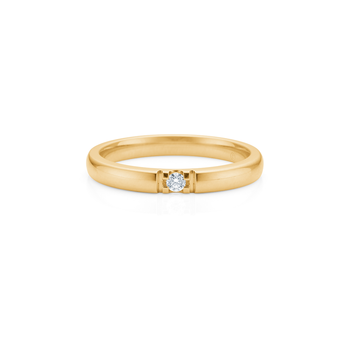 Mads Z 14kt Ophelia Ring 1 x 0,04ct W.si