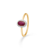 Mads Z Scarlet Bloom Rubinring mit Diamanten – Produktbild 2