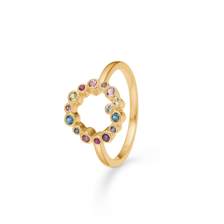 Mads Z Luxury Rainbow Orbis Ring aus 14 kt. Gold 
