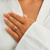 Mads Z Four Seasons Autumn Petite Granat Ring aus 14 kt. Gold 