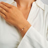 Mads Z Azure Armband in 14 kt Gold mit Topas & Perlen 
