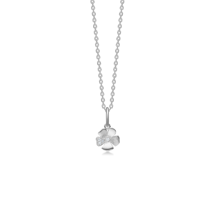 Mads Z Silver Fleur Halskette