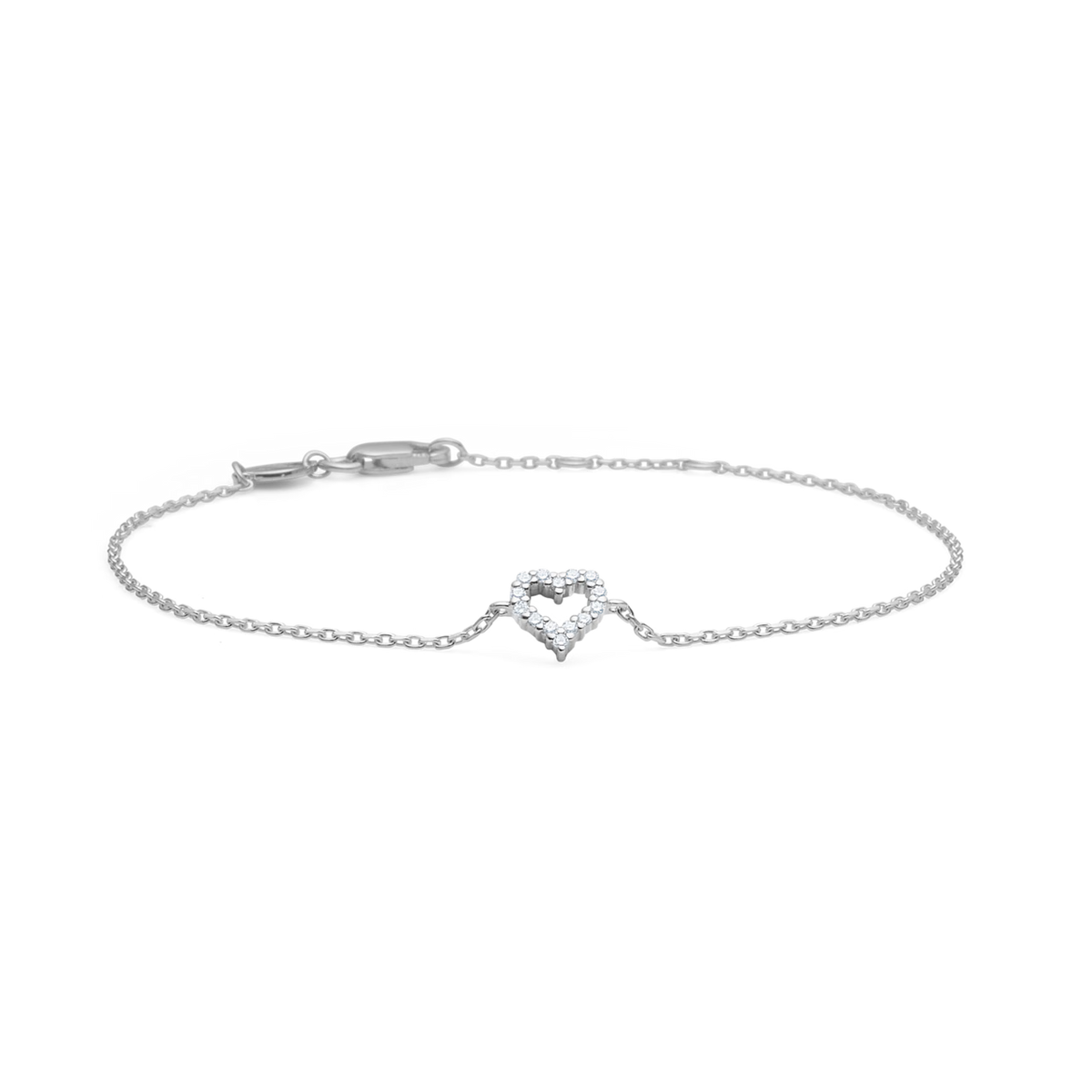 Mads Z Silber Tender Heart Armband 
