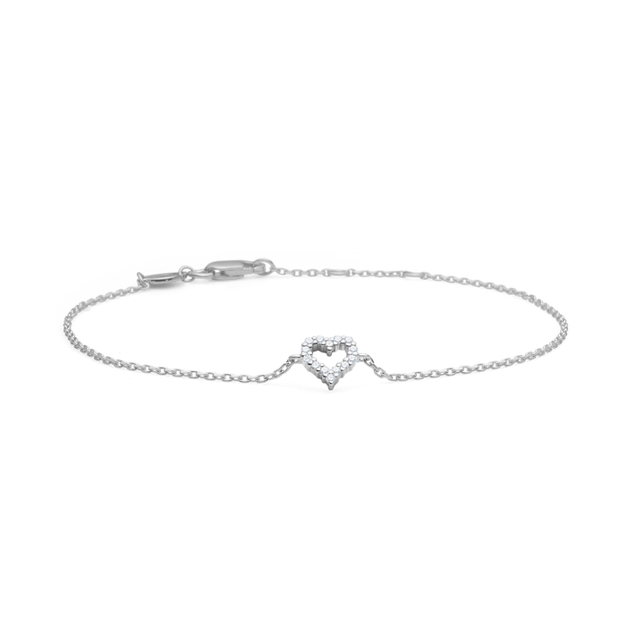 Mads Z Silber Tender Heart Armband 