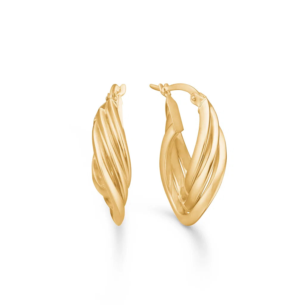 Mads Z Silvia Creole in 8 kt. Gold 