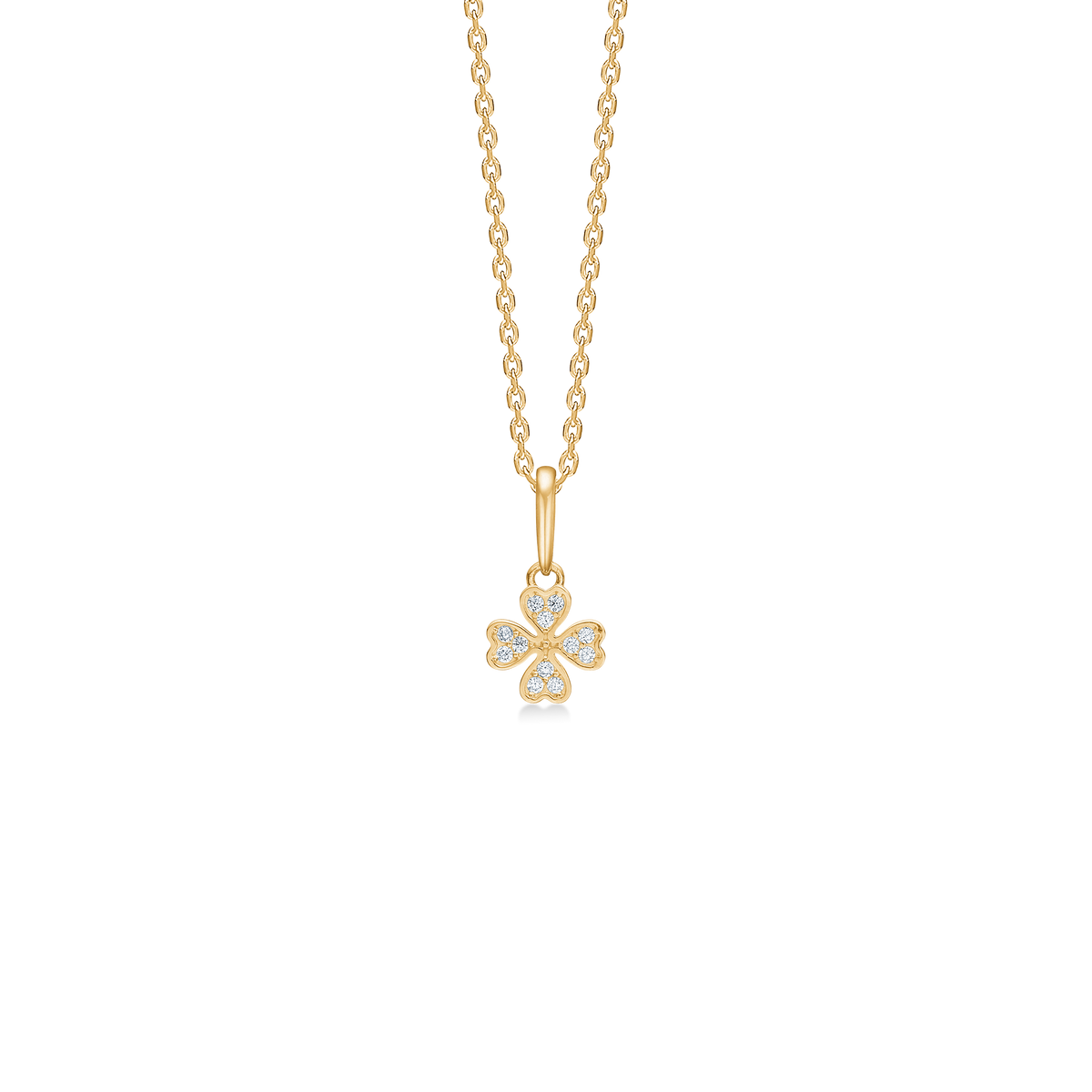 Mads Z Petite Clover Anhänger in 8kt Gold