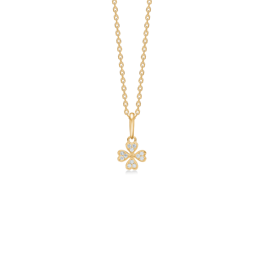 Mads Z Petite Clover Anhänger in 8kt Gold