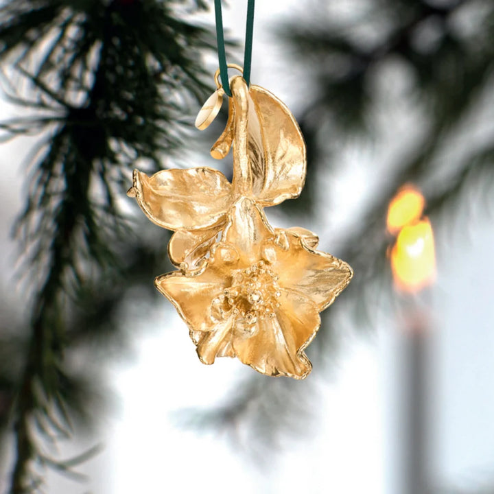 Flora Danica Julerose – 18 Karat vergoldeter Weihnachtsanhänger – Produktbild 2