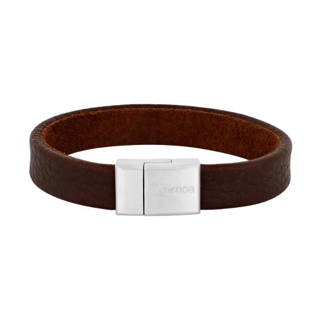 Son Of Noa Herrenarmband aus braunem Leder – 809703192