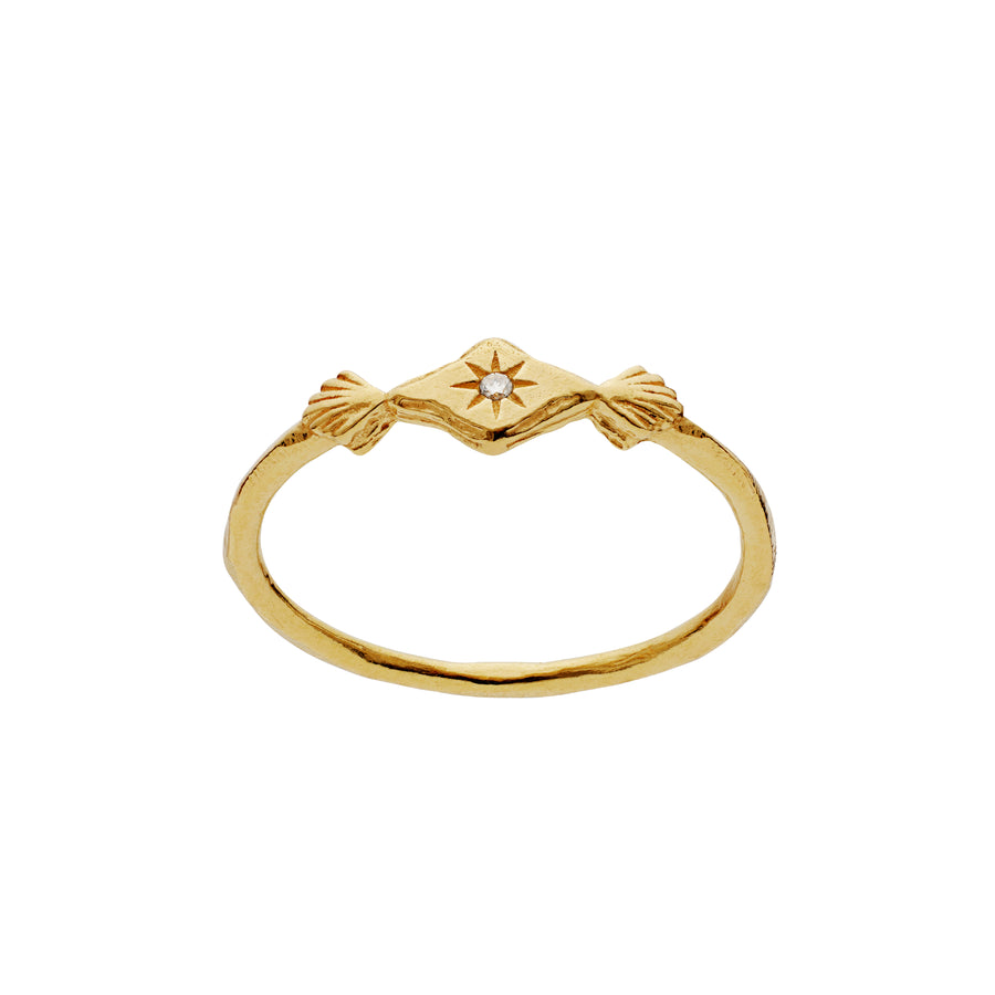 Mondesten Annie vergoldeter Ring