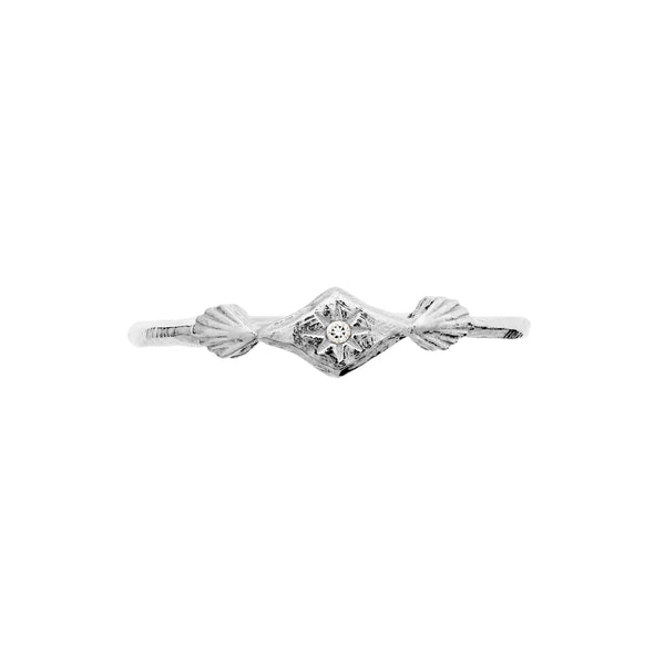 Moonesten Annie Silver Ring