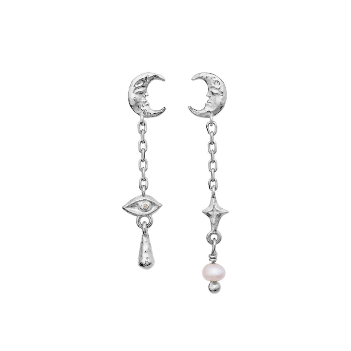 Moonstone Beatrice Silberohrringe