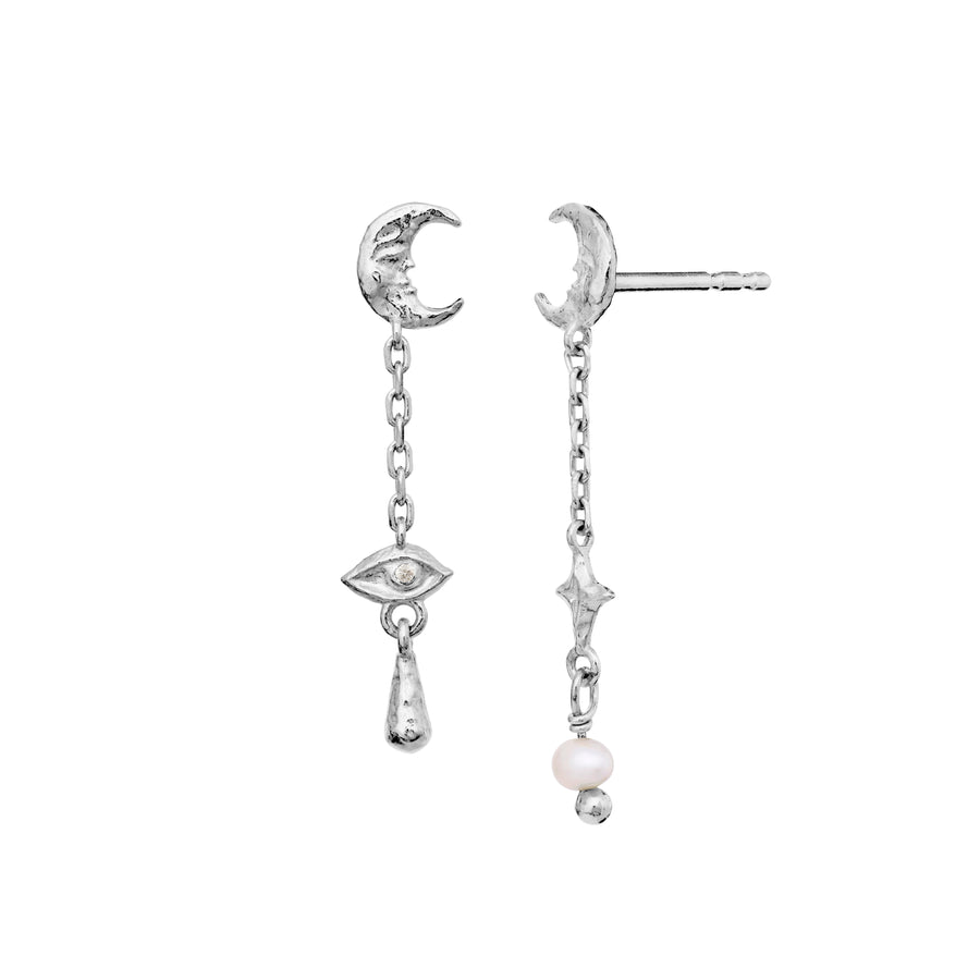 Moonstone Beatrice Silberohrringe