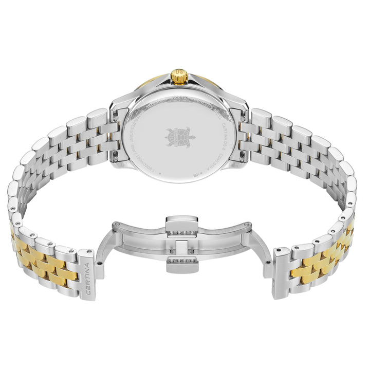 Certina DS-8 Lady Steel mit Gold PVD