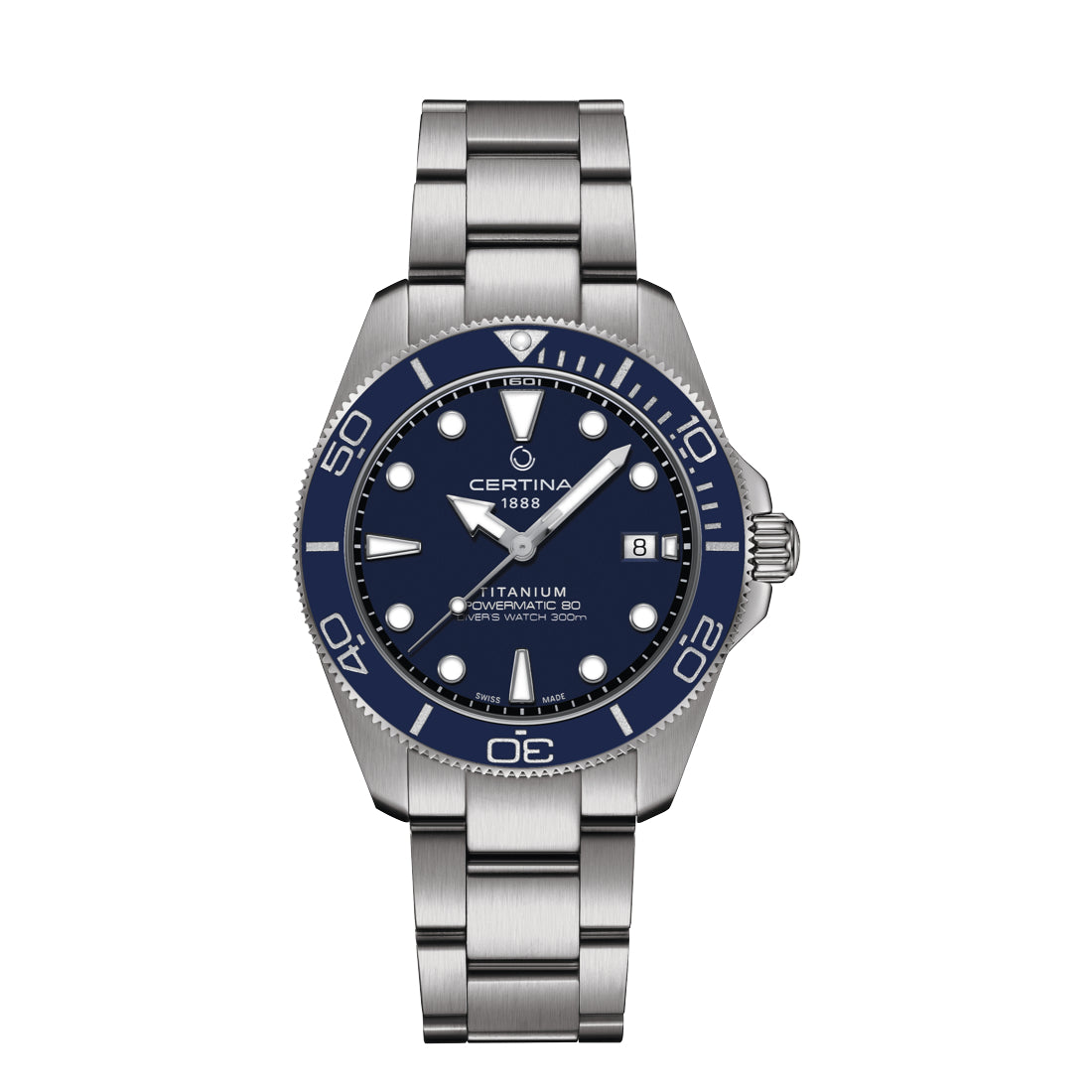 Certina ds action titanium - powermatic 80