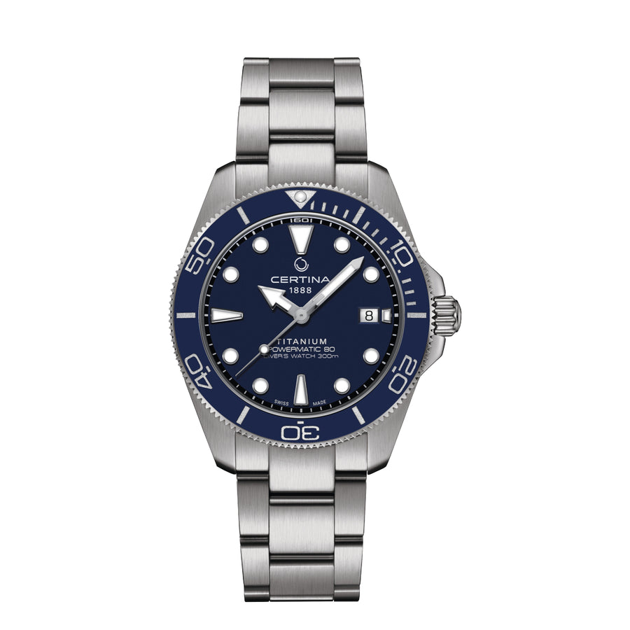 Certina ds action titanium - powermatic 80