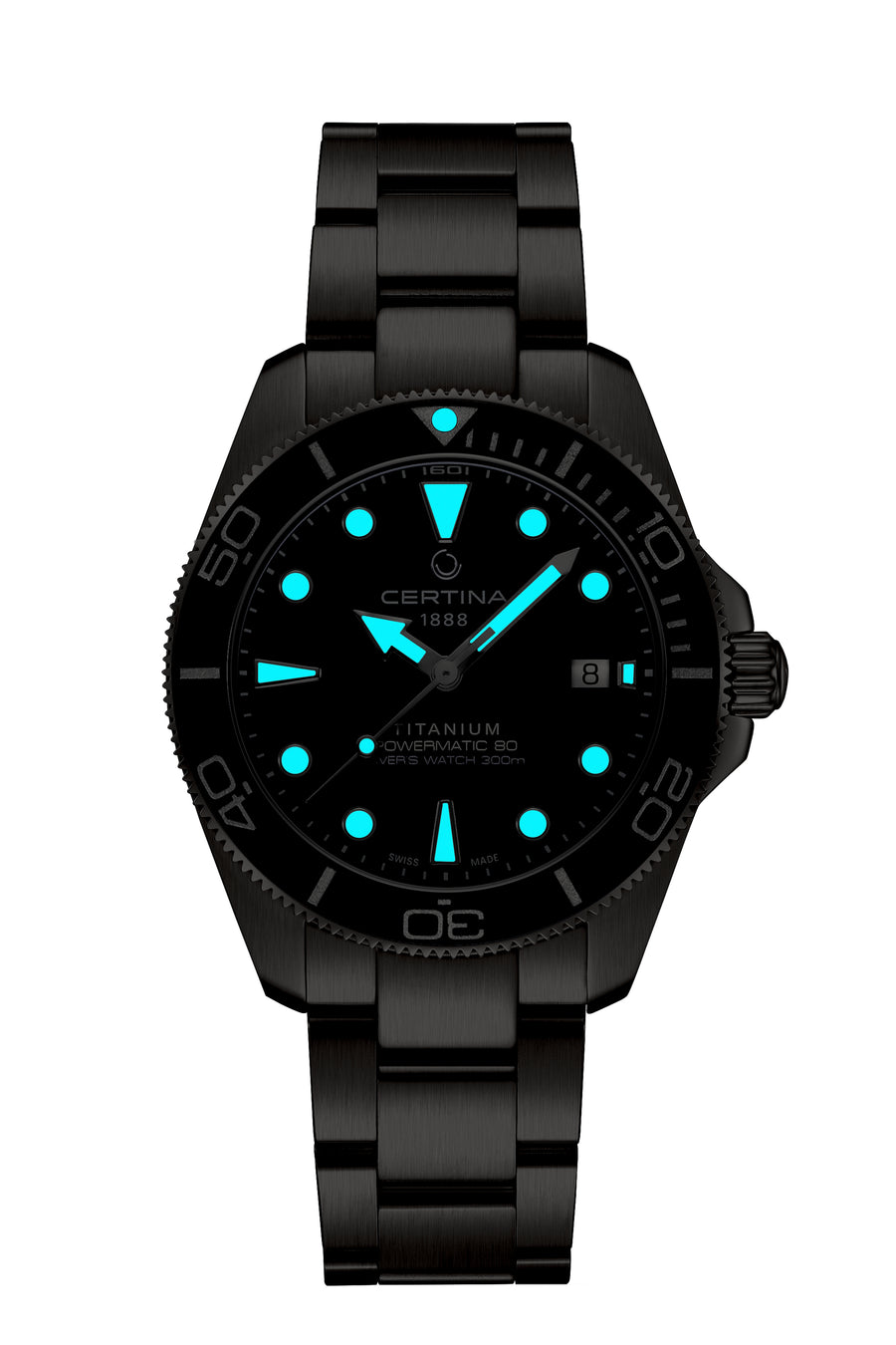 Certina ds action titanium - powermatic 80