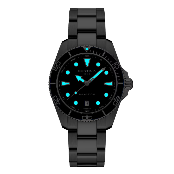 Certina DS Action – 40mm Blaue Zifferblatt – Produktbild 2