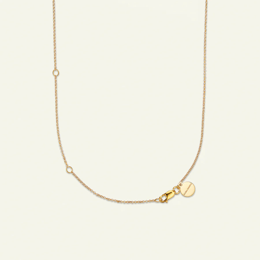 Flora Danica Rosenhalskette mit Diamant