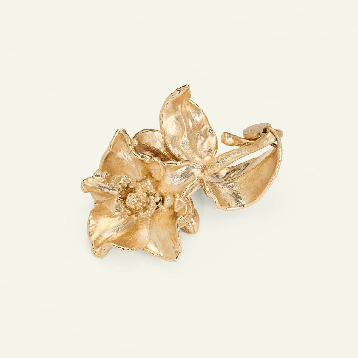 Flora Danica Julerose – 18 Karat vergoldeter Weihnachtsanhänger – FDJ-XMAS-JULEROSE-G