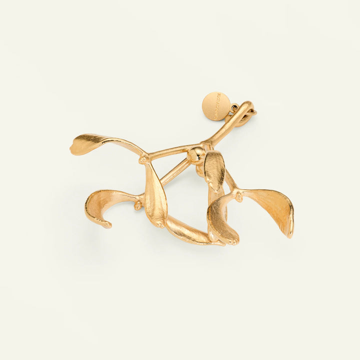 Flora Danica Mistelzweig – 18 Karat vergoldeter Weihnachtsschmuck – Produktbild 2