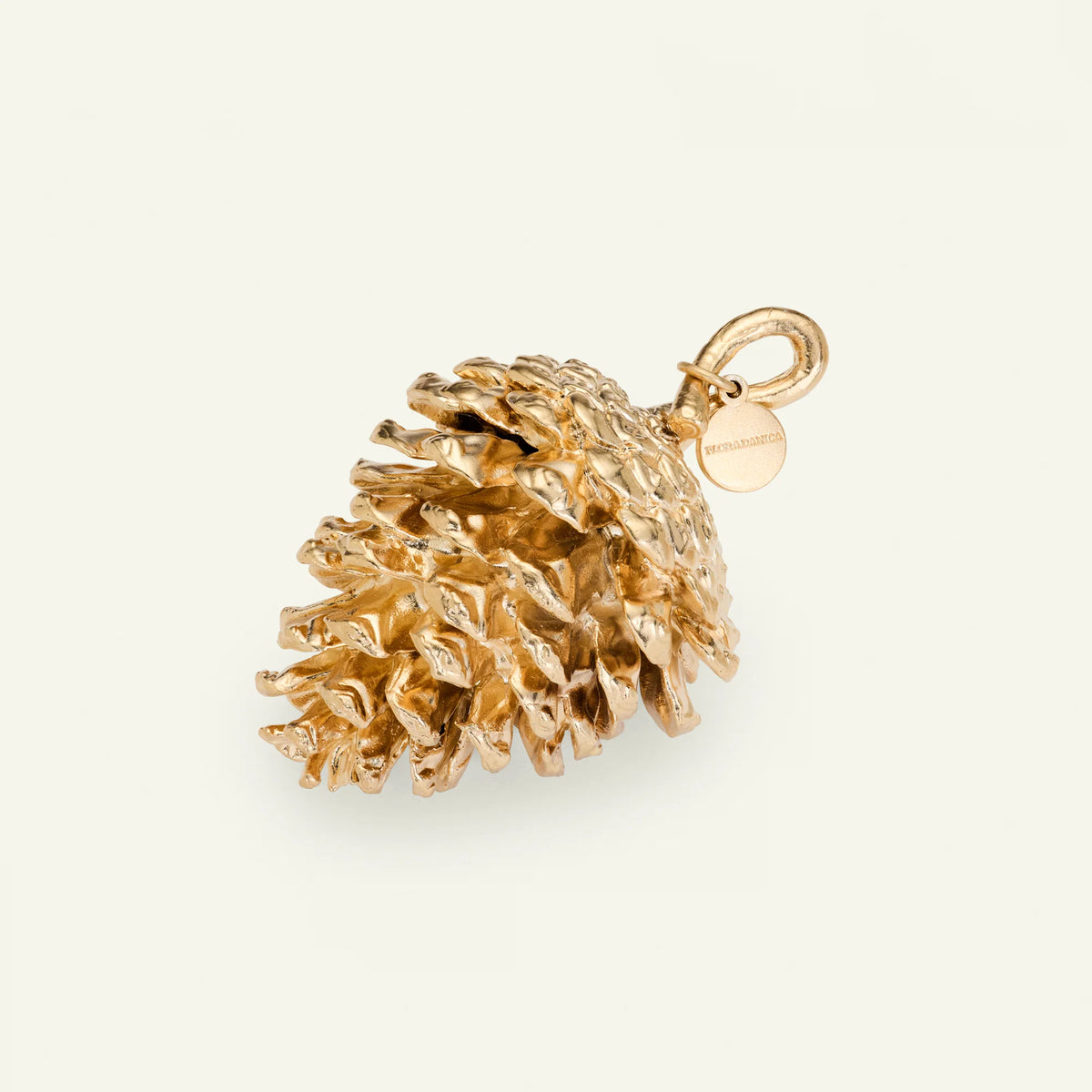 Flora Danica Tannenzapfen – 18 Karat vergoldeter Weihnachtsschmuck – FDJ-XMAS-KOGLE-G