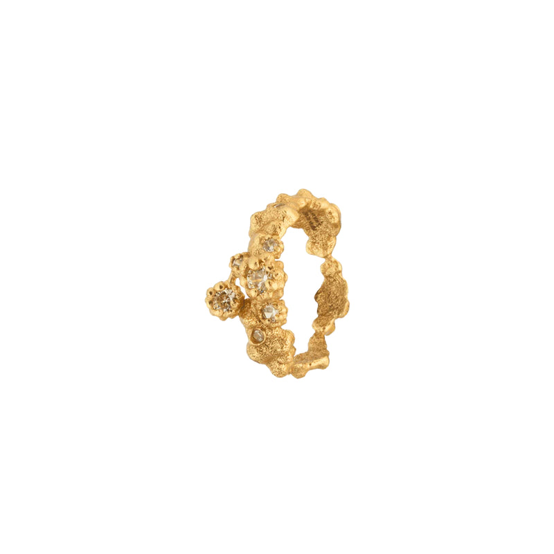 Vincent – ​​Glimmering Haze – Vergoldeter Ring