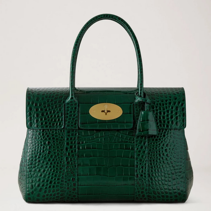 Mulberry Bayswater Emerald Shiny Croc – HH0292/807Q180