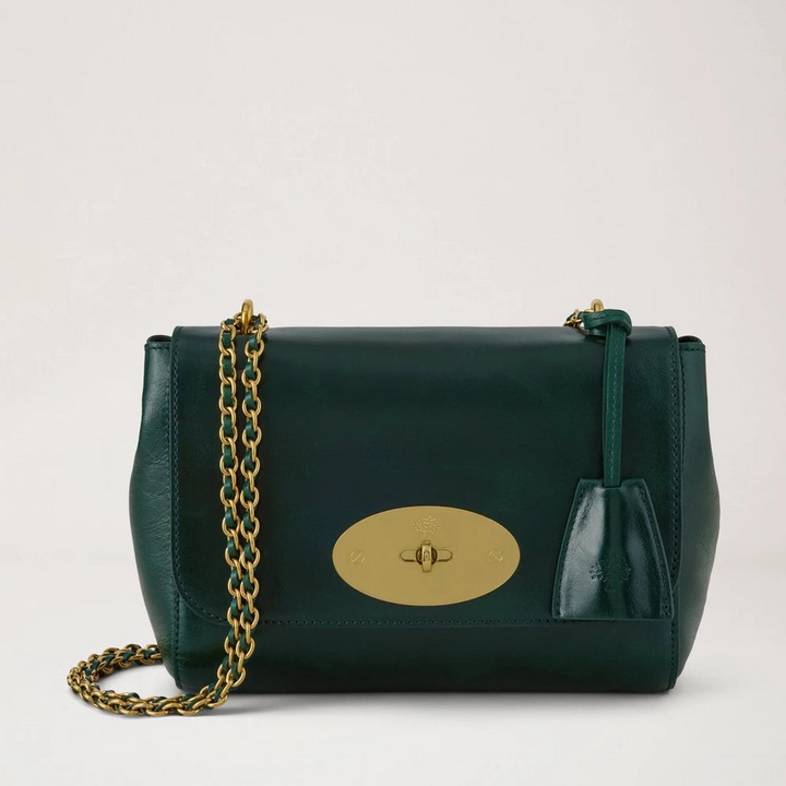 Mulberry Lily Smaragdgrünes glattes, halbglänzendes Leder – HH0299/762Q180