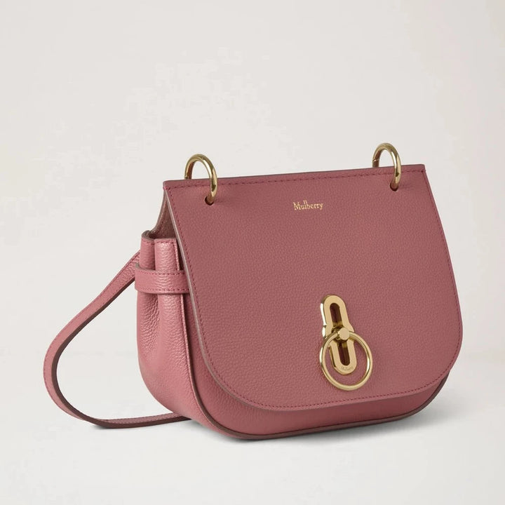 Mulberry Kleine Amberley Satchel Small Classic Grain Pink Scrumpy 