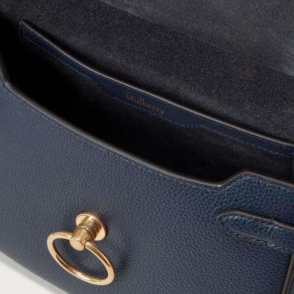 Mulberry Kleine Amberley Satchel Kleine klassische Narbung Nachthimmel