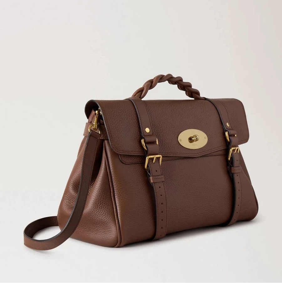 Mulberry Oversized Alexa Bright Oak Grobnarbe