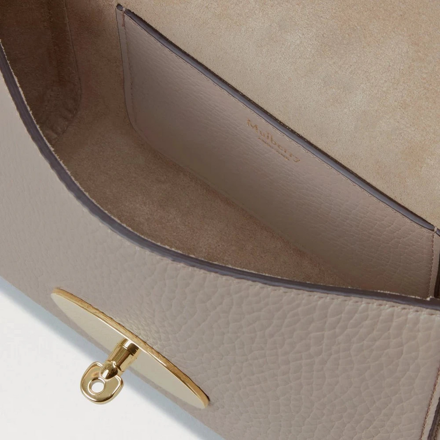 Mulberry Lily Kaschmir Taupe Grobnarbe