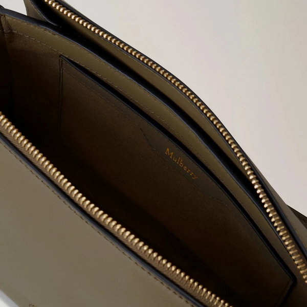 Mulberry Billie Leinen Grün Micro Classic Grain