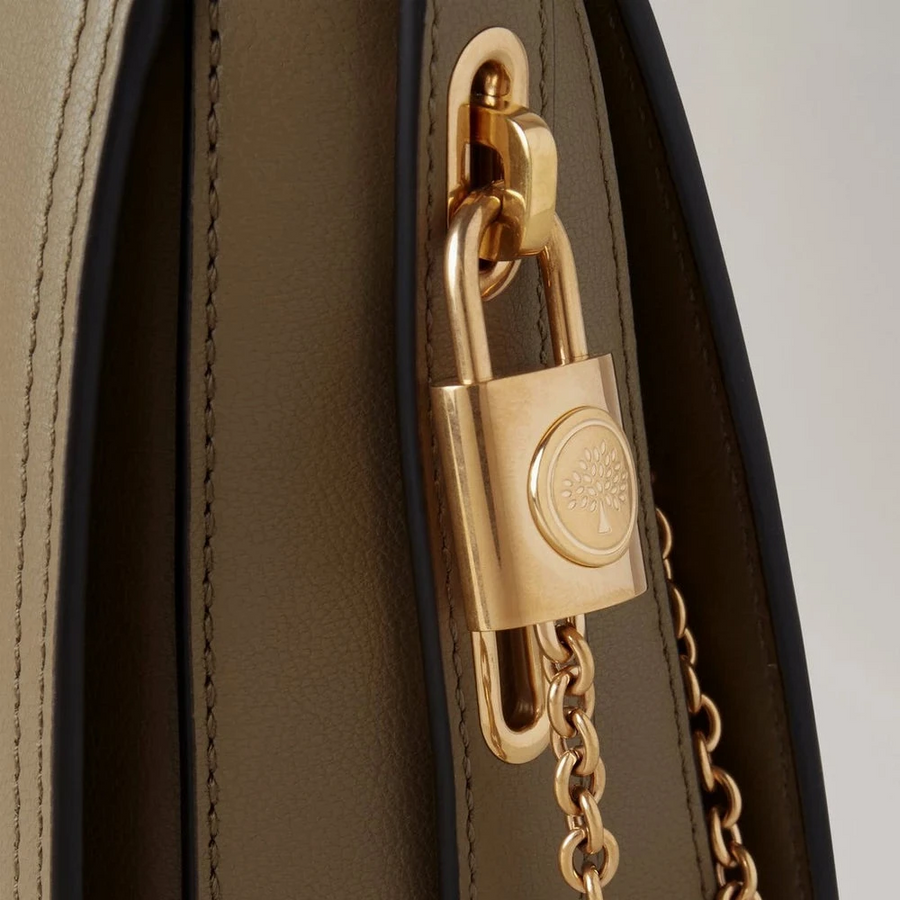 Mulberry Billie Leinen Grün Micro Classic Grain