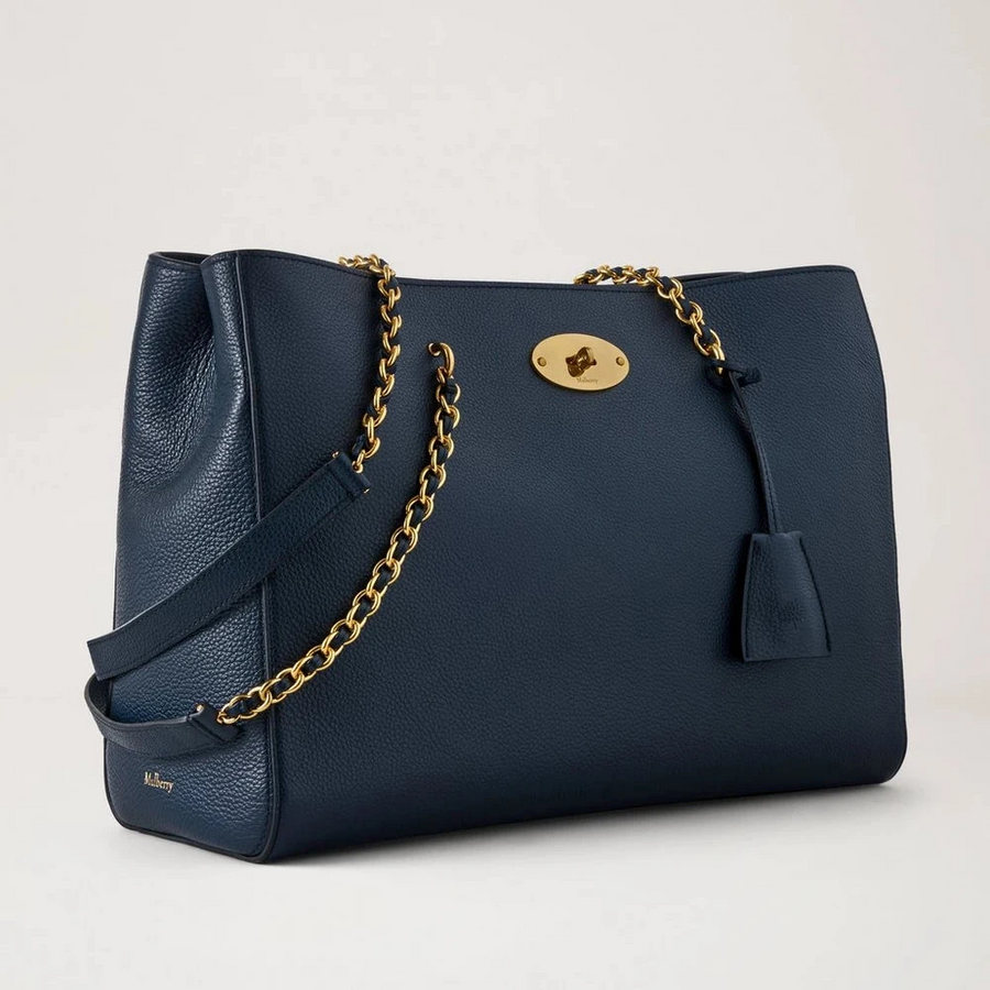 Mulberry Lily Chain Tote Night Sky Kleine klassische Narbung