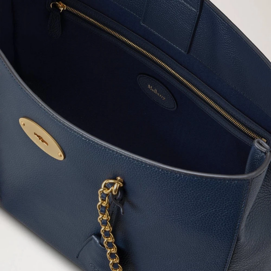 Mulberry Lily Chain Tote Night Sky Kleine klassische Narbung