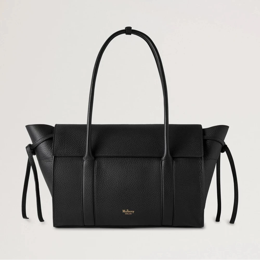 Mulberry Soft Bayswater Leder mit grober Narbung in Schwarz