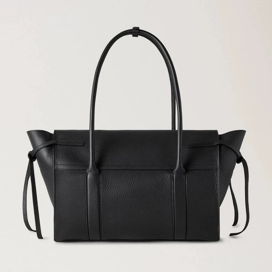 Mulberry Soft Bayswater Leder mit grober Narbung in Schwarz