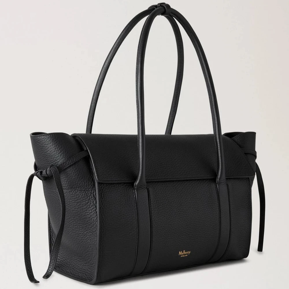 Mulberry Soft Bayswater Leder mit grober Narbung in Schwarz